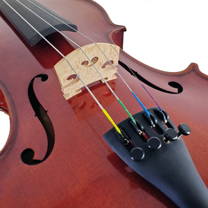 Rắn vân sam Maple Gỗ Acoustic Violin với mun Fingerboard gỗ đàn hương đỏ Bow cho người lớn & trẻ em hàng ngày thực hành người mới bắt đầu - Product Image 6