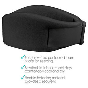 Sarung bantal kantor keselamatan olahraga Logo kustom busa kepala antirendah penyangga leher penutup serviks sejuk sejuk - Product Image 4