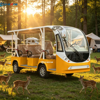 Bus touristique urbain tout-terrain, bus de tourisme avec amortisseurs, autocar électrique adapté aux conditions routières complexes