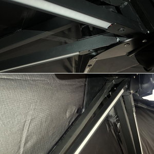 Tenda da sole per <span class=keywords><strong>auto</strong></span> <span class=keywords><strong>a</strong></span> LED per campeggio all'aperto, retrattile 270°, monolocale, quattro stagioni, protezione UV50+, impermeabile, montaggio rapido - Product Image 3