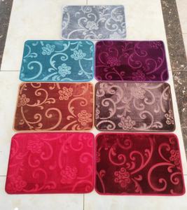 4*25m bas prix mur à mur fleur design raschel gaufré vison tapis tapete - Product Image 5