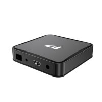 Nuevo P7 Android 12 Quad Core 64 Bit 4K HDR TV Box 2GB + 16GB con adaptador de fibra óptica de red WiFi versión externa Android TV Box