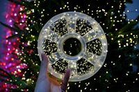 Guirlande lumineuse LED d'extérieur de Noël, motif mille-pattes, effet pétard, haute qualité, 3M/6M, rechargeable, IP44, garantie 1 an