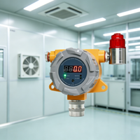 Détecteur de gaz H2 CO CO2 HCL avec affichage numérique LED, alarme sonore et visuelle, analyseur de gaz industriel avec RS485 Modbus
