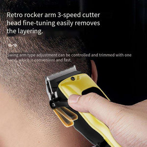 Ensemble de coiffeur <span class=keywords><strong>professionnel</strong></span> pour hommes tondeuses à cheveux rechargeables USB sans fil à usage domestique tondeuses en langue de fonctionnement française - Product Image 5