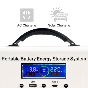 สถานีพลังงานแสงอาทิตย์คุณภาพสูง แบตเตอรี่ลิเธียม 220v 110v แบบเปลี่ยนได้ กำลังไฟ 500w 800w 1200w 1600w 2000w - Product Image 3