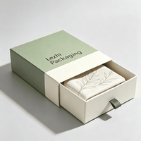 Boîtes à tiroir coulissantes en carton rigide imprimées sur mesure pour emballages cadeaux de luxe, foulards, etc.