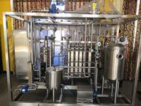 500l,1000l,2000l,5000l plaque de sirop Type pasteuriseur de lait de noix de coco pasteuriseur