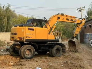 Excavadora Hyundai 150w-7 Usada en Buenas Condiciones, Excavadora Hidráulica de Ruedas Original Usada, Hyundai 150w-7 220 155 210 225 330 - Product Image 3
