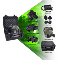 Jumelles de vision nocturne OUTLOOK Gen 2+ / Gen 3 PVS-31, double lunette, infrarouge, pour la chasse, dispositif monté sur casque, étanche IP67, 3-400m