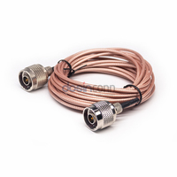Câble de communication N mâle vers N mâle RG316 Coaxial flexible avec gaine FEP DC-18GHz Phase stable
