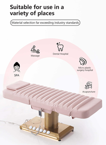 Factory Salon Furniture Beauty Facial Bed Facial Spa Bed Adjustable 3 Motor Cosmetic Manicure Chair - Product Image 2