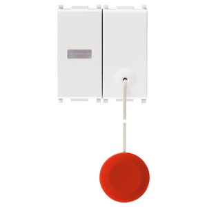 Bouton d'appel à cordon de 6 pouces de longueur avec poignée rouge pour utilisation en cas d'urgence - Product Image 1