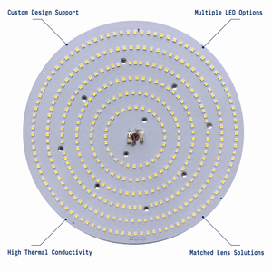 แผงไฟ <span class=keywords><strong>LED</strong></span> กำลังสูง 300W 378 ชิ้น SMD 3030 <span class=keywords><strong>LED</strong></span> 9 แถว 42 ขนาน แบบวงกลม สำหรับไฟไฮเบย์ UFO - Product Image 3