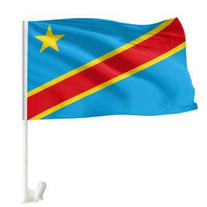 Vente en gros de drapeaux de fenêtre de voiture nationaux personnalisés 30*45cm100% polyester drapeau de voiture <span class=keywords><strong>Maurice</strong></span> résistant au vent durable et solide - Product Image 5