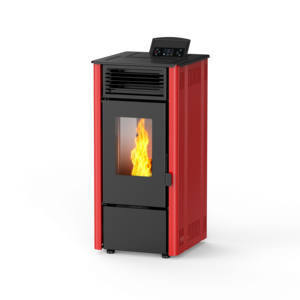 Poêle à granulés de bois à haut rendement, certifié CE ROHS, éco-conçu, pour chauffage intérieur, en vente - Product Image 1