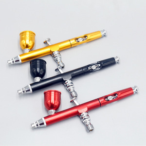 Aerógrafo de Dupla Ação com Alimentação por Gravidade, Mini Pistola de Pulverização para Arte em Unhas, Maquiagem, Tatuagem, Pintura de Modelos, Decoração de Bolos e Carros - Product Image 1