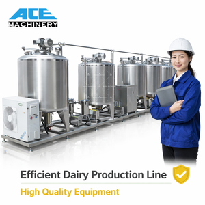 Pasteurisateur de lait portable en acier inoxydable de 1000 litres avec ligne de traitement du yaourt - Product Image 3