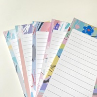 Bloc-notes d'écriture promotionnelle Post Note Custom Kawaii Sticky Notes Memopad Set Avec logo Imprimé