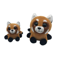 Jouet de décompression fidget panda rouge, nouveau design en chine, mignon panda rouge siège/ailure, jouet de décompression du fidget
