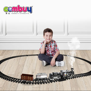 Set Trenino Giocattolo Classico Radiocomandato con Luci, Suoni, Fumo e Binari - Product Image 2