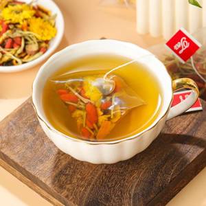Bolsitas de Té Saludable con Mezcla de Crisantemo y Semilla de Cassia, para el Cuidado de los Ojos y Apoyo Hepático, Sin Cafeína, con Bayas de Goji y Madreselva - Product Image 3