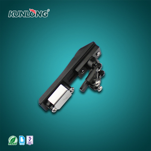 <span class=keywords><strong>Cerradura</strong></span> de manija oscilante de tres <span class=keywords><strong>puntos</strong></span> SK1-LG2 negra duradera con llave y panel de empuje de 90 grados para equipos de gabinetes eléctricos - Product Image 4