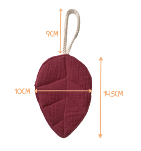 Nursery Garland giocattolo sensoriale decorazione della stanza del bambino decorazione della stanza delle ragazze foglie decorazione della parete - Product Image 4