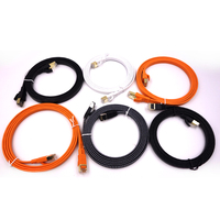 Kabel Ethernet Cat8 Kabel LAN Gigabit SFTP Datar Kecepatan Tinggi Cat 8 Kabel Jaringan 10Gbps Patch Code