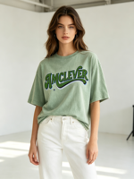 AMCLEVER 2026 T-shirts vintage pour hommes 230 g/m² Sweatwear T-shirt vintage oversize délavé unisexe pour impression DTG et sérigraphie personnalisée OEM