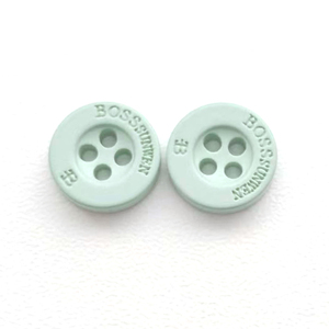 Thời trang tùy chỉnh logo phun sơn nút nhiều màu, nhựa bốn lỗ, thích hợp cho áo sơ mi nam và nữ. - Product Image 2