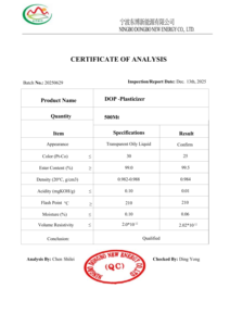 Plastifiant <span class=keywords><strong>UNII</strong></span>:4VS908W98L respectueux de l'environnement CAS 6422-86-2 DOTP Résistance à l'eau et à l'huile pour PVC Plastifiant primaire - Product Image 2