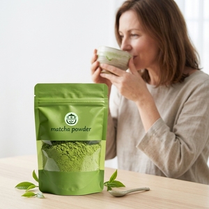 Poudre de matcha biologique de qualité culinaire - Thé <span class=keywords><strong>vert</strong></span> <span class=keywords><strong>japonais</strong></span> <span class=keywords><strong>pour</strong></span> la pâtisserie, les smoothies, les lattes et les soins de la peau, <span class=keywords><strong>pour</strong></span> perdre du poids - Product Image 1