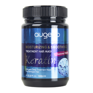 Set per la Cura dei <span class=keywords><strong>Capelli</strong></span> Ricci Brasiliani Biologici con Trattamento alla Cheratina e <span class=keywords><strong>Maschera</strong></span> per <span class=keywords><strong>Capelli</strong></span>, Etichetta Privata Augeas, 1000 ML, Disponibile - Product Image 2