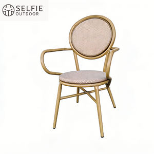 Chaise de jardin empilable moderne en alliage d'aluminium - Durable et imperméable - Product Image 1