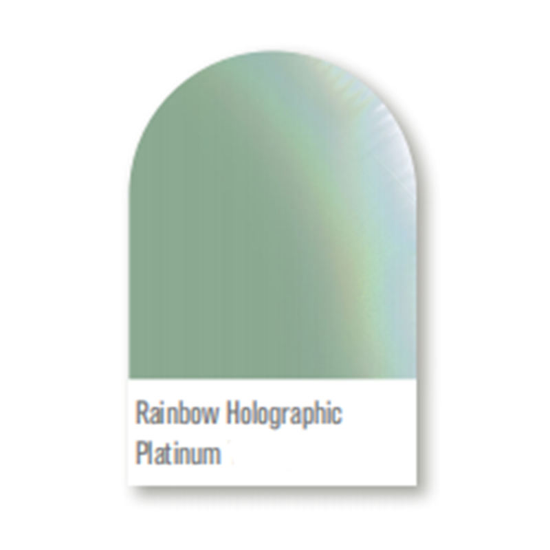 rainbow holo platinum light green