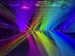 Projecteur laser DMX512 à faisceau magique, très demandé, pour spectacles, événements, discothèques, DJ, bars, théâtres, animations. - Product Image 3