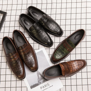 Produits Phares : Mocassins <span class=keywords><strong>Homme</strong></span> en Cuir Italien, Oxfords en PU, Chaussures Habillées en Daim - Product Image 5