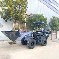 Chargeuse-pelleteuse diesel, tracteur, nouvelle chargeuse-pelleteuse, mini-chargeuse-pelleteuse 4x4, chargeuse-pelleteuse