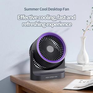 Lámpara LED portátil tipo C, ventilador de refrigeración por aire, motor sin escobillas, ajuste de múltiples ángulos, miniventilador galvanizado de alta calidad para caja de RV - Product Image 1