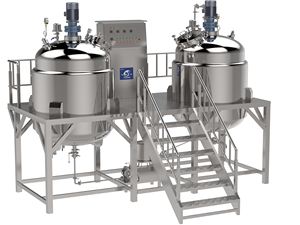 250 lts 100l reator reator Fixo Tipo de Vácuo Emulsificante Homogeneização homogeneizador de 316l - Product Image 5