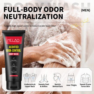 Acidified Odor <b>Control</b> Body Wash 100ml Neutralizes Body Odor Long Lasting Fresh Full Body Deep Clean Men deodorant <b>shower</b> gel - Product Image 3