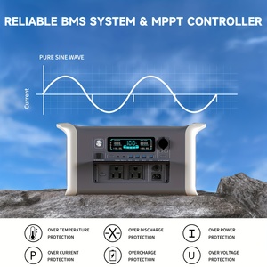 Station d'alimentation portable 1024 Watt-heures 10 ports <span class=keywords><strong>Action</strong></span> Power 1800 Watt Générateur solaire pour le camping en plein air, les camping-cars et les secours à domicile - Product Image 4