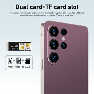 هاتف ذكي S26 ultra بتقنية 5G وذاكرة 22 جيجابايت + 2 تيرابايت، إصدار <span class=keywords><strong>2026</strong></span> الجديد بكاميرا 108 ميجابكسل، نظام أندرويد 15، شاشة 7.3 بوصة، الأكثر مبيعًا، هاتف ذكي ثنائي الشريحة - Product Image 5