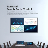 Tableaux interactifs numériques intelligents à écran plat interactif 4K LCD de 55, 65, 75, 85, 86, 98 et 110 pouces pour l'enseignement scolaire