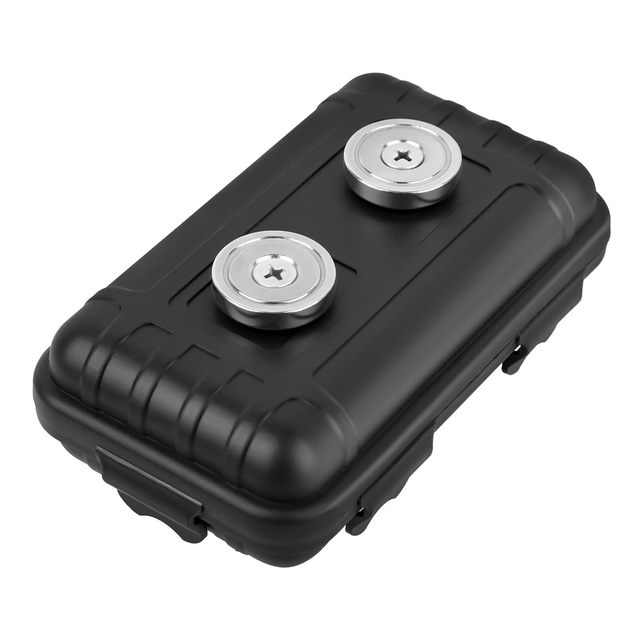 Heavy Duty Magnetic Stash Box With Strong Magnet Weatherproof and Waterproof Magnetic Case Box for Car Gps Trackers