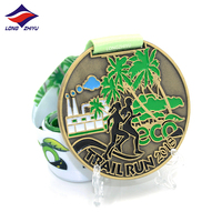 Longzhiyu concevoir votre propre alliage de zinc 3d métal 5k médaille personnalisé marathon course finisseur prix médailles sport avec ruban