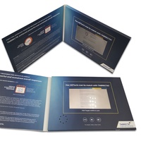 Livre vidéo personnalisé de 7 pouces, livret vidéo, écran Lcd, carte de croquis vidéo