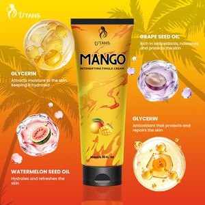 Crema Tingle para Cama Solar, Intensificador de Sensación, <span class=keywords><strong>Acelerador</strong></span> de <span class=keywords><strong>Bronceado</strong></span>, Sin Manchas ni Rayas, Crema Bronceadora Mango - Product Image 3