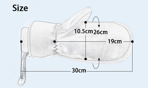 Gants <span class=keywords><strong>de</strong></span> <span class=keywords><strong>ski</strong></span> imperméables pour l'hiver, mitaines <span class=keywords><strong>de</strong></span> neige à doigts entiers, écran tactile et résistants à l'usure - Product Image 2